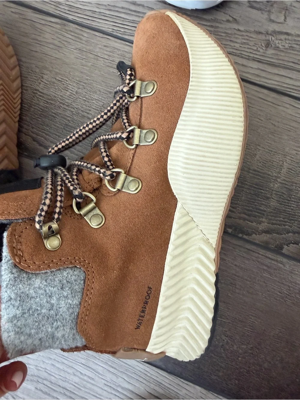 Sorel Kids Waterproof Lace-Up Boots
